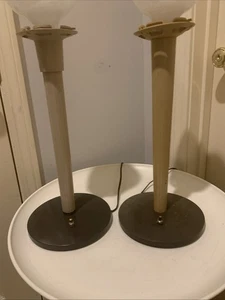 VTG Mid Century MCM Lightolier Gerald Thurston Pair Base Only - Picture 1 of 9