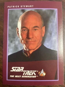Patrick Stewart - 1991 Impel Star Trek 25th Anniversary #130 Captain Picard - Bild 1 von 2