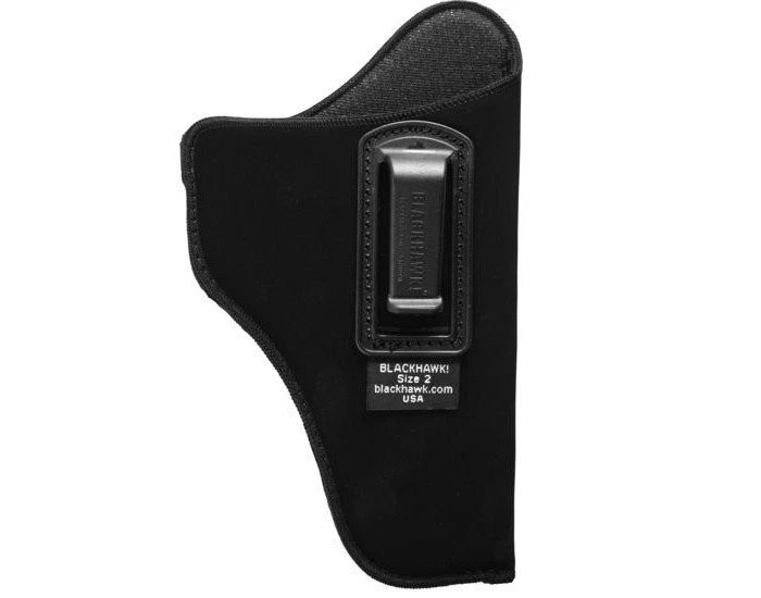 Blackhawk Inside the Pants 皮套适用于 4 英寸枪管左手皮带夹 73IP02BK-L — 第 1/1 张图片