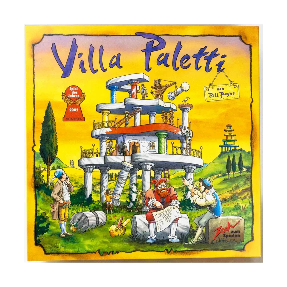 Zoch para jugar juego de mesa Villa Paletti (edición francesa/alemana/italiana) caja en muy buen estado/ex Foto 1 de 2