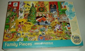 Cobble Hill 350 Pc Jigsaw Puzzle catching Santa NIB - Picture 1 of 1