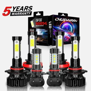 Para For Ford F150 2015-2020 Faro delantero LED Alto/Bajo + Lámparas antiniebla - Bild 1 von 12
