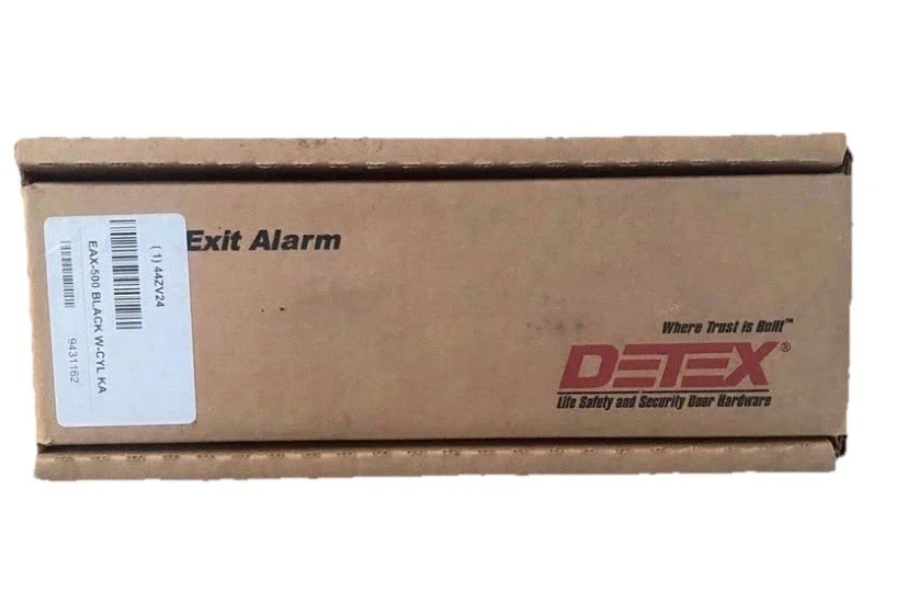 Detex EAX-500 Fire Exit Alarm Black
