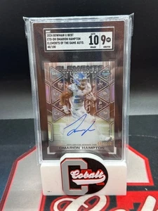 Omarion Hampton 2024 Bowman U Best Elements Auto /100 SGC 10 9 ETG-OH Ladegeräte - Bild 1 von 1