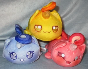 CatFace Aphmau MeeMeows Limited Edition 3 Unicorns Plush Unicorn Kitty Cat Lot - Picture 1 of 6