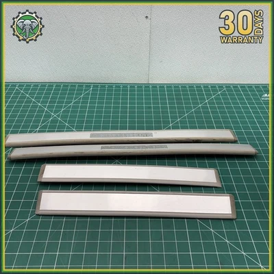 00-02 MERCEDES-BENZ W210 E320 E430 JUEGO DE 4 UMBRALES DE PUERTA DELANTERA Y TRASERA ARTÍCULO OEM Foto 1 de 4