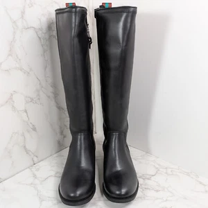 Stivali da equitazione nuovi Sofft donna Bluma in pelle nera al ginocchio 7,5 M - Foto 1 di 11