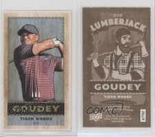 2018 Upper Deck Goodwin Champions Goudey Lumberjack Mini Tiger Woods #G10