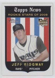 2008 Topps Heritage Jeff Ridgway #139 Rookie RC