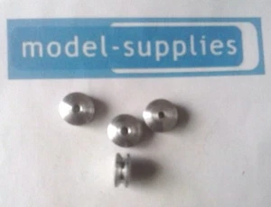 Corgi reproduction turned alloy road hubs (pack of 4) 1st series (domed) - Picture 1 of 1