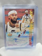 2021-2022 Panini Court Kings Mike Conley Pink Impressionist Ink Autograph...