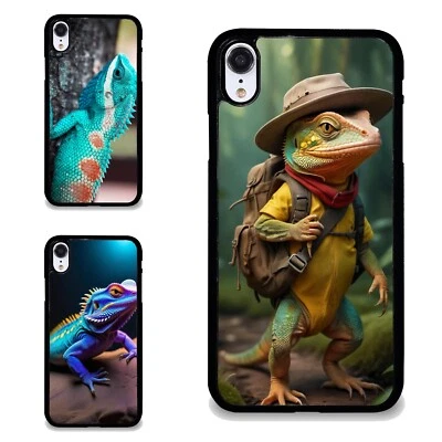 For Samsung Galaxy A12 A13 A14 A15 5G Protective Case Bright blue lizard - Изображение 1 из 4