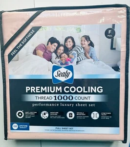 Sealy Premium Cooling 1000 Thread Count Full Sheet Set - Picture 1 of 2