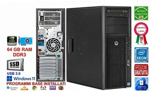 COMPUTER HP Z420 CPU INTEL XEON E5-1620 SSD WINDOWS 11 - Photo 1/1