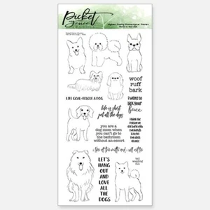 Neu Lattenzaun Studios Clear Stamps Haustier alle Hunde - Bild 1 von 3