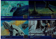 Star Wars Galaxy Magazine 1994 Topps Finest Complete Promo Chromium Set SWGM1-4