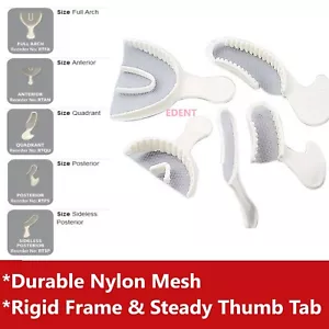 Molde de triple bandeja para registro de mordeduras de impresión dental cuadrante anterior posterior - Imagen 1 de 2