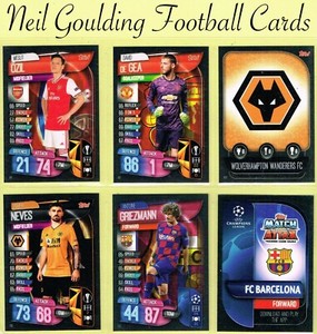 Topps Champions League MATCH ATTAX 2019/2020 ☆ Football Cards ☆ #73 to #142