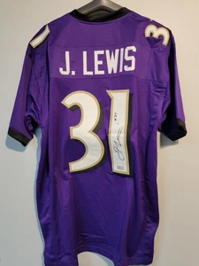 Jamal Lewis Signed Custom Ravens Jersey Tri Star COA (DT) - Picture 1 of 2