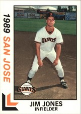 1989 San Jose Giants Best #23 Jim Jones