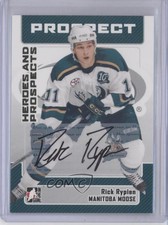 2006-07 ITG Heroes and Prospects Auto Rick Rypien #A-RR Auto