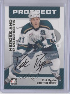 2006-07 ITG Heroes and Prospects Auto Rick Rypien #A-RR Auto