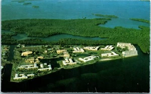 Vintage Postcard Shell Point Village Fort Myers FL Aerial View Caloosahatchee - Picture 1 of 2