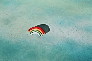 Pin de Colección Sobre el Arco Iris Cuello de Solapa Sombrero Pintado ¡ENVÍO GRATUITO! - Imagen 1 de 4