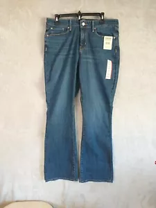 New Signature by Levi Strauss Mid Rise Bootcut Jeans Women's 12M 31x32 - Picture 1 of 6