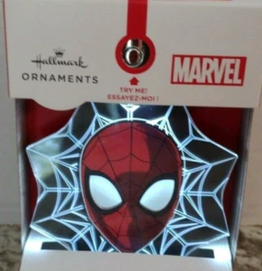 Hallmark Red Box Light Up Spider-Man Christmas Ornament ~ Marvel ~ New in Box! - Picture 1 of 4