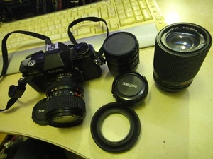 Samyang DF-400X Camera with Standard 28-70mm Lens Vintage Spain - Picture 1 of 24