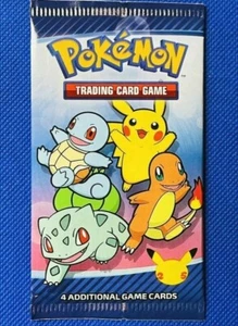 1x Pokemon 25th Anniversary McDonalds Special Promo Sealed Card Pack FREE SHIP  - Picture 1 of 3
