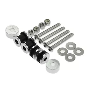 Motorcycle Detachable Sissy Bar Rack Docking Hardware Kit Fit For Harley Softail - Picture 1 of 5