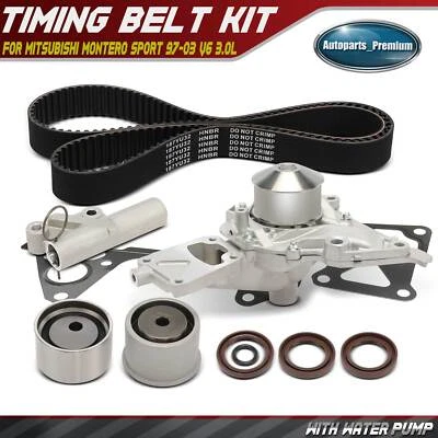 8Pcs Timing Belt Kit for Mitsubishi Montero Sport 1997-2003 V6 3.0L GAS SOHC SUV - Image 1 of 4