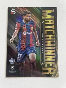 Lamine Yamal 2024 Topps Superstars FC Barcelona Matchwinner RC Rookie - Bild 1 von 2