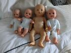 Baby Doll Bundle 3 Soft Bodied 1 Hard Bodied Dolls All Ready For Dressing 