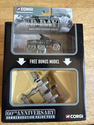 Juego de playa Corgi D-Day serie 60 aniversario modelos fundidos a presión Omaha #1 nuevo en caja Foto 1 de 4