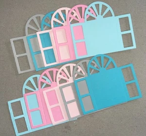 🙂10 VENTANA SOLAR 🙂 adornos troquelados de papel cartucho - Imagen 1 de 24