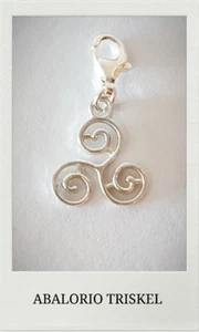 ABALORIO TRISKEL CELTA PLATA DE LEY CELTA SILVER TRISKEL BEAD COLGANTE PLATA - Imagen 1 de 1