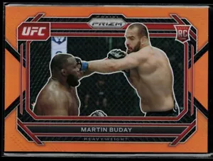 2023 Panini Prizm UFC Prizms Orange #37 Martin Buday RC 59/99 - Picture 1 of 2