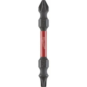 (12)- Milwaukee Shockwave #2 Phillip & T25 TORX Power Double-End Screwdriver Bit - Picture 1 of 1