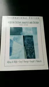 Modern Systems Analysis And Design Textbook Hoffer George Valacich 4th edition - Picture 1 of 1