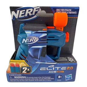 Nerf Elite 2.0 Ace SD 1 Blaster and 2 Official Nerf Elite Darts Onboard 1 Dart - Picture 1 of 6