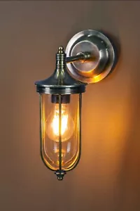 ** Pre Order NOOSA OUTDOOR WALL LIGHT ANTIQUE SILVER Emac & Lawton DUE 3 JULY 25 - Picture 1 of 2