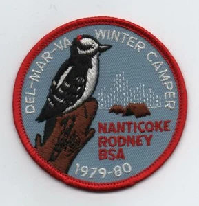 1979-80 (Woodpecker) Nanticoke Rodney Winter Camper Series Patch (Del-Mar-VA C.) - Picture 1 of 1