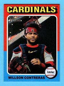Willson Contreras 2024 Topps Heritage High Number #520 Mini St. Louis Cardinals - Picture 1 of 2