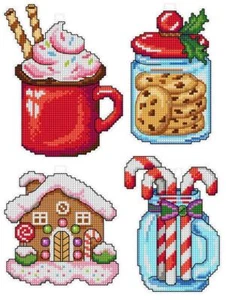 Christmas Sweets 119CS Crafting Spark Counted Cross-Stitch Kit - Picture 1 of 1
