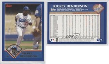 2003 Topps Traded & Rookies Rickey Henderson #T73 HOF
