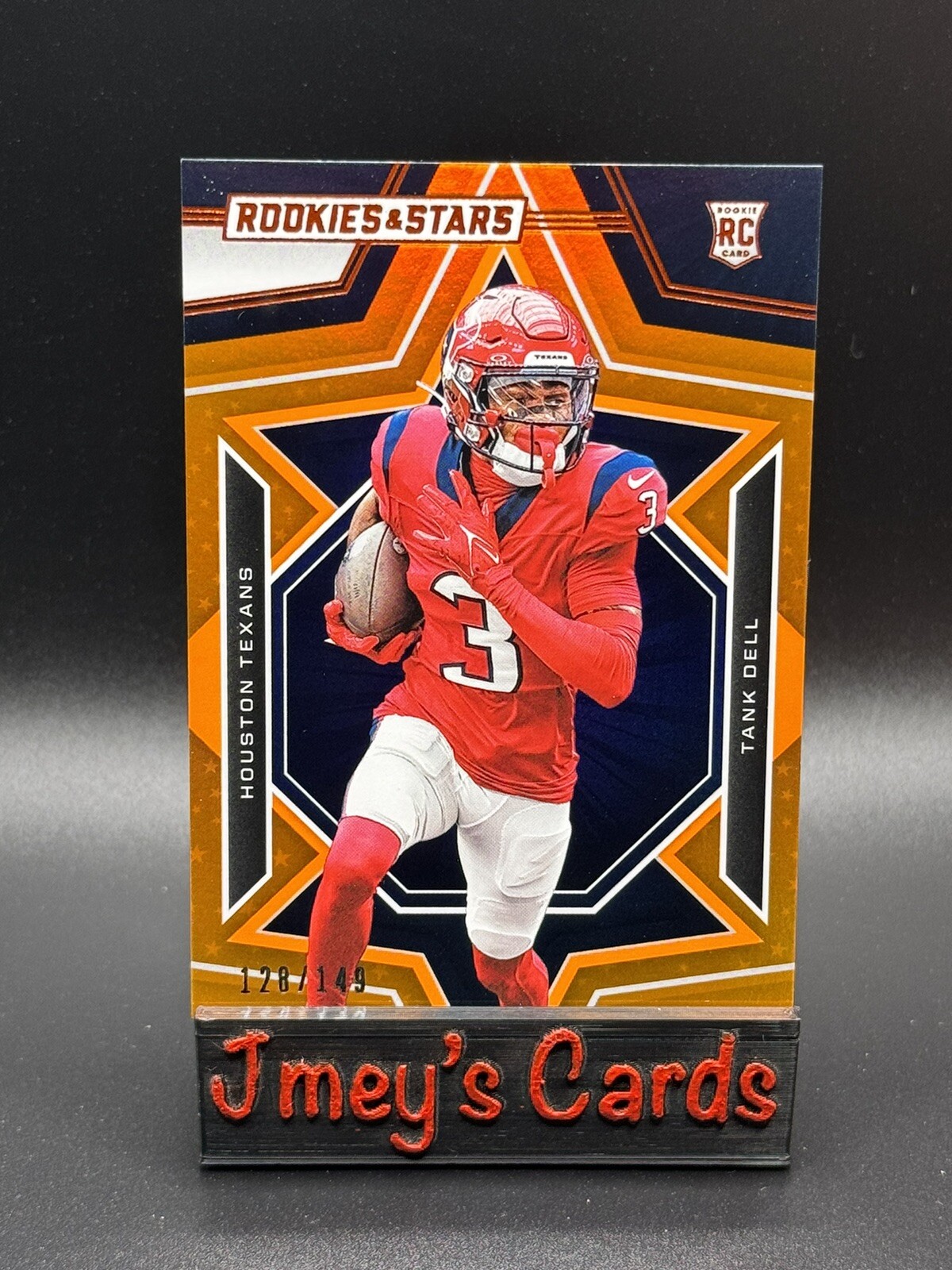 2023 Tank Dell Rookies & Stars Orange RC /149 No. 184 Houston Texans WR