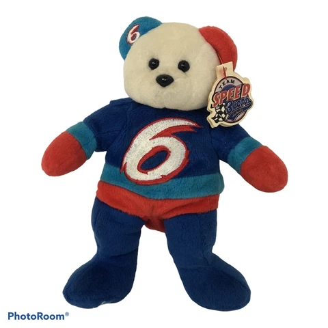 Nascar Team Beans Speed Mark Martin 6 Plush 8" Beanbag Teddy Bear NWT 1999 Ages Cover